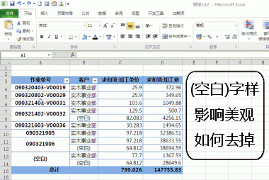 [065]你有没有被数据透视表中的“（空白）”困扰过？