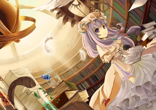 Konachan.com---122996-book-bow-dress-far_eastern_funion-feathers-hat-long_hair-patchouli_knowledge-purple_eyes-purple_hair-touhoud2e70807c2fba2a9.jpg