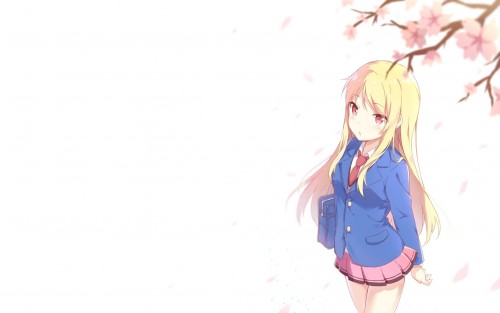 shiina mashiro sakurasou no pet na kanojo sakura blossom blonde