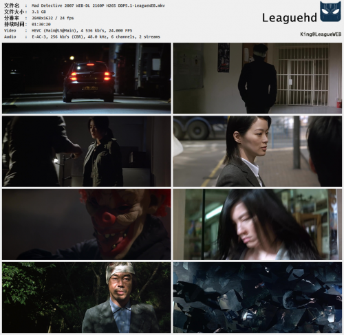 Mad Detective 2007 WEB DL 2160P H265 DDP5.1 LeagueWEB.mkv