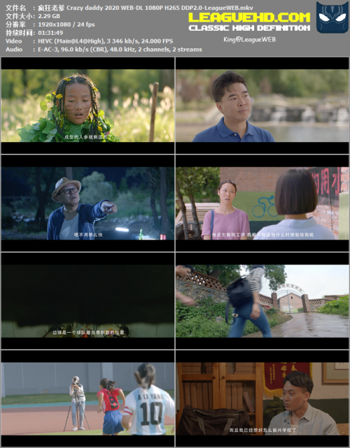 疯狂老爹 Crazy daddy 2020 WEB DL 1080P H265 DDP2.0 LeagueWEB.mkv