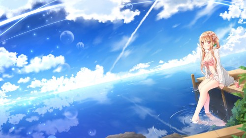 Konachan.com---244479-barefoot-bikini-blonde_hair-blush-clouds-drink-long_hair-navel-original-red_eyes-reflection-sky-swimsuit-tagme_artist-twintails-waterdd5c61609bc1e8bd.jpg