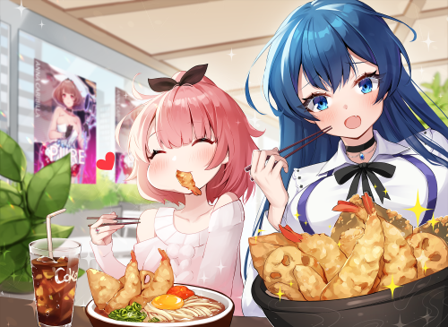 Konachan.com---305767-2girls-ankkoyom-drink-food-16689a6c4e5fcfabd.png